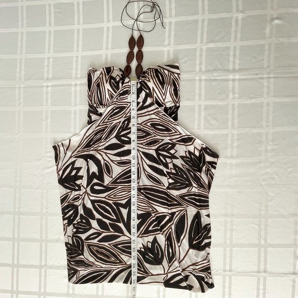 Kitty "Sexy Yet Classy" Halter Dress Brown White Black Size M/M‎ - Picture 4 of 12